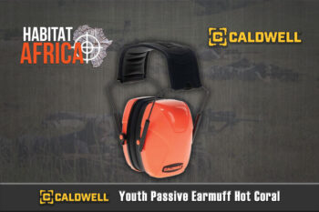 Caldwell Youth Passive Earmuff Hot Coral
