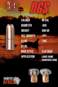 Hornady-DGS-45-Cal-.458-500gr-Bullet-Info-Habitat-Africa