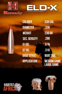 Hornady-ELD-X-338-Cal-.338-230gr-Bullet-Info-Habitat-Africa