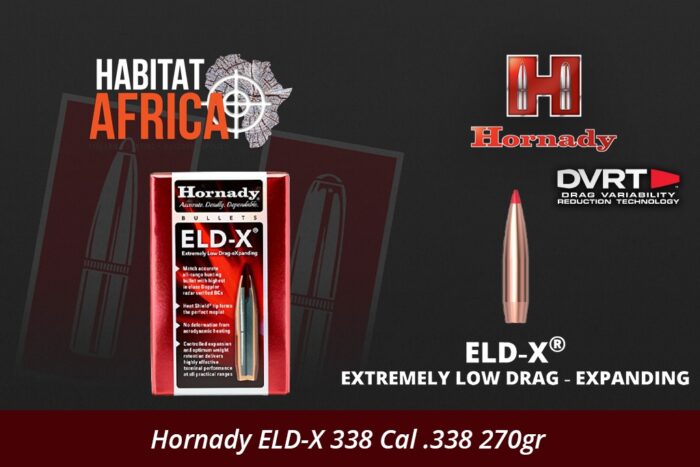 Hornady-ELD-X-338-Cal-.338-270gr-Bullet-Habitat-Africa