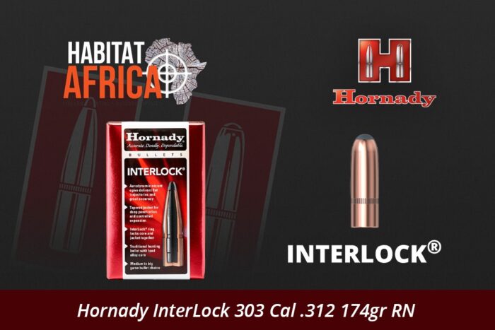 Hornady-InterLock-303-Cal-.312-174gr-RN-Bullet-Habitat-Africa