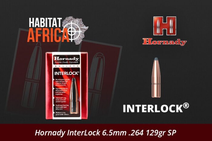Hornady-InterLock-6.5mm-.264-129gr-SP-Bullet-Habitat-Africa