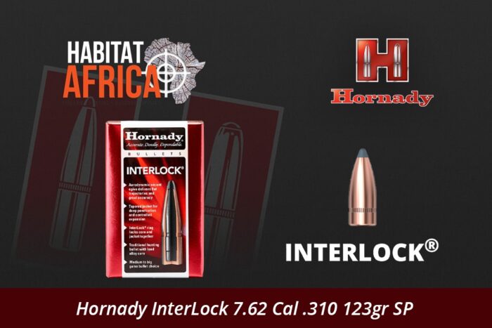 Hornady-InterLock-7.62-Cal-.310-123gr-SP-Bullet-Habitat-Africa