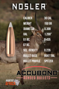 Nosler-AccuBond-30-Cal-.308-150gr-Bullet-Info-Habitat-Africa