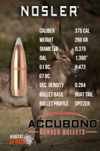 Nosler-AccuBond-375-Cal-.375-260gr-Bullet-Info-Habitat-Africa