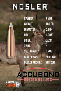 Nosler-AccuBond-7mm-.284-160gr-Bullet-Info-Habitat-Africa