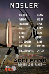 Nosler-AccuBond-Long-Range-6.5mm-.264-142gr-Bullet-Info-Habitat-Africa