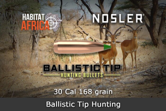 Nosler-Ballistic-Tip-Hunting-30-Cal-.308-168gr-Bullet-Habitat-Africa