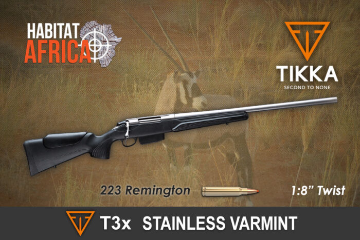 Tikka-T3x-Stainless-Varmint-223-Remington-1-in-8-Twist-Habitat-Africa