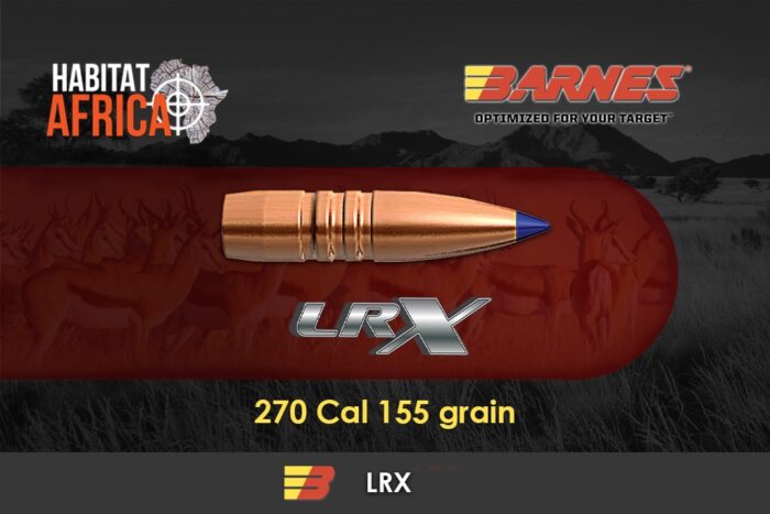Barnes-LRX-BT-270-Cal-.277-155gr-Bullet-Habitat-Africa