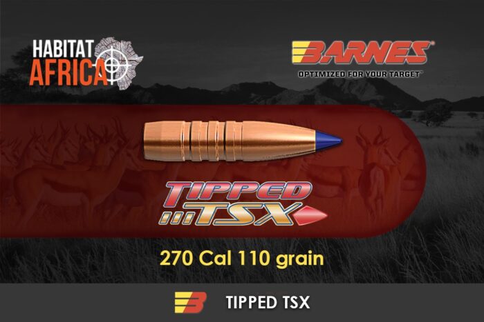 Barnes-Tipped-TSX-BT-270-Cal-.277-110gr-Bullet-Habitat-Africa