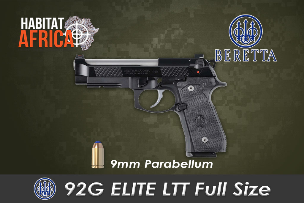 Beretta 92G ELITE LTT 9mm Parabellum - Habitat Africa