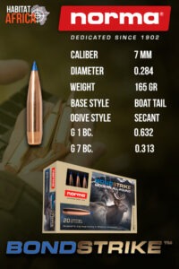 Norma-Bondstrike-7mm-.284-165gr-Bullet-Info-Habitat-Africa