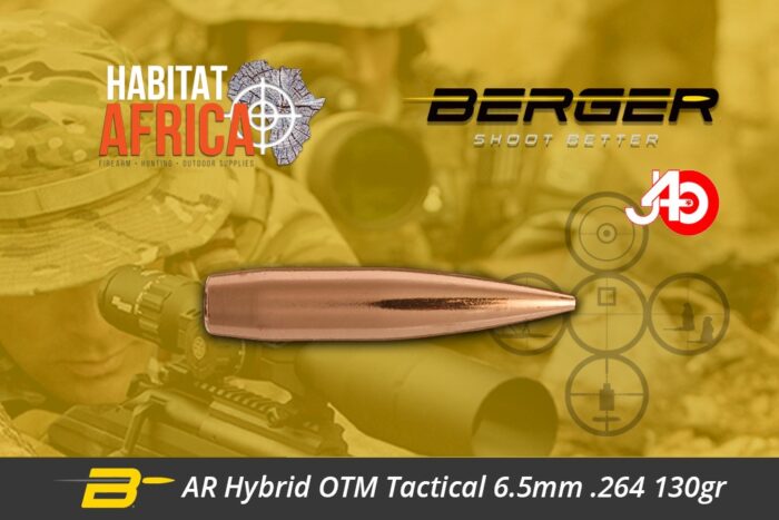 Berger-AR-Hybrid-OTM-Tactical-6.5mm-.264-130gr-Bullet-Habitat-Africa