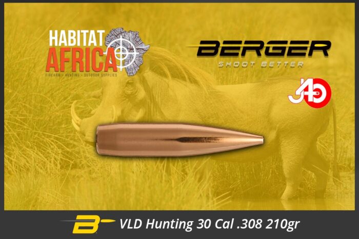 Berger-VLD-Hunting-30-Cal-.308-210gr-Bullet-Habitat-Africa