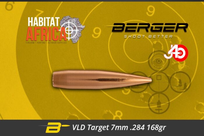 Berger-VLD-Target-7mm-.284-168gr-Bullet-Habitat-Africa