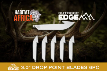 Outdoor Edge 3.0″ Drop Point Blades 6pc
