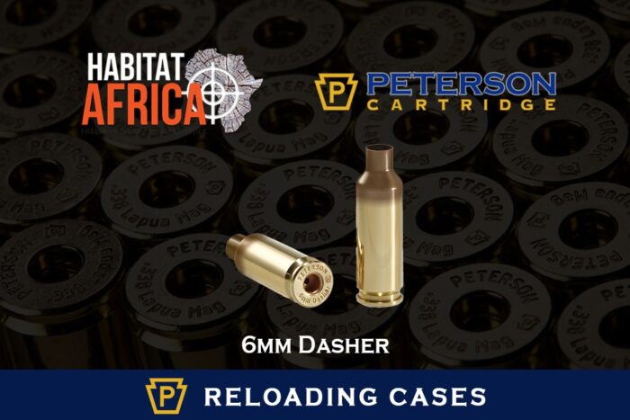 Peterson-Cartridge-6mm-Dasher-Reloading-Cases-Habitat-Africa