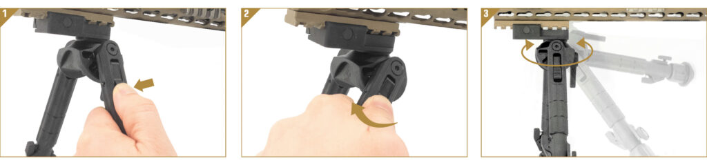 UTG-Recon-360-0°,-45°,-and-90°-Foldable-Positions-with-Posi-lock