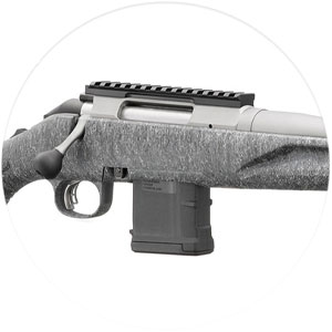 Ruger-American-Gen-II-Rifle-Optics-Mount,-Bolt-Action-and-Magazine-Content-Circle