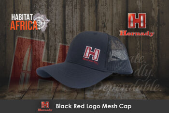 Hornady Black Red Logo Mesh Cap