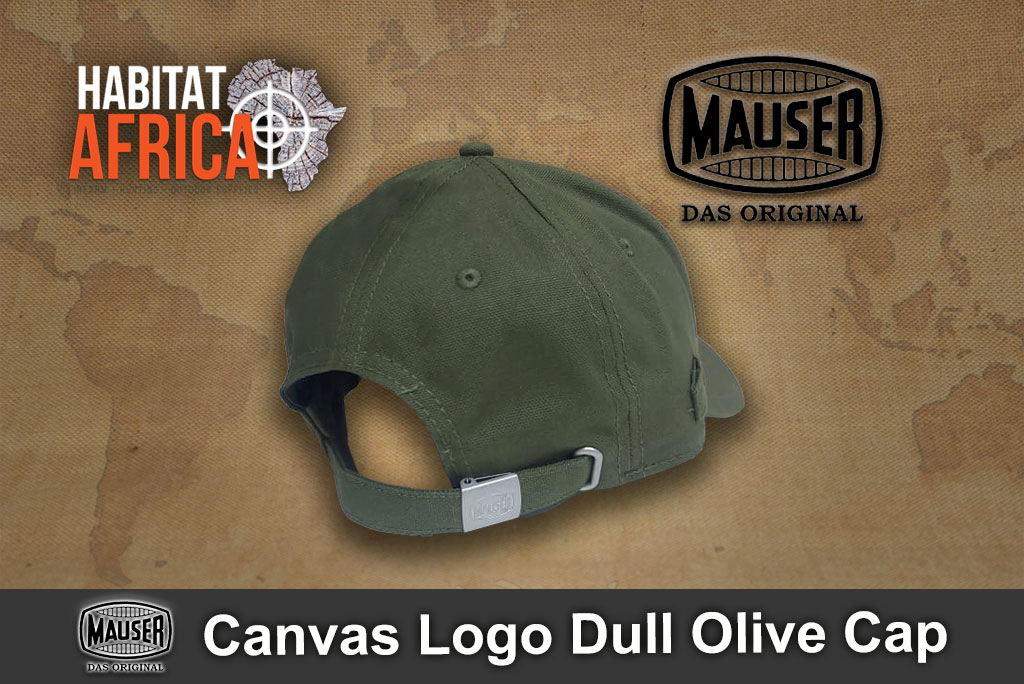 Mauser-Canvas-Logo-Dull-Olive-Cap-Habitat-Africa