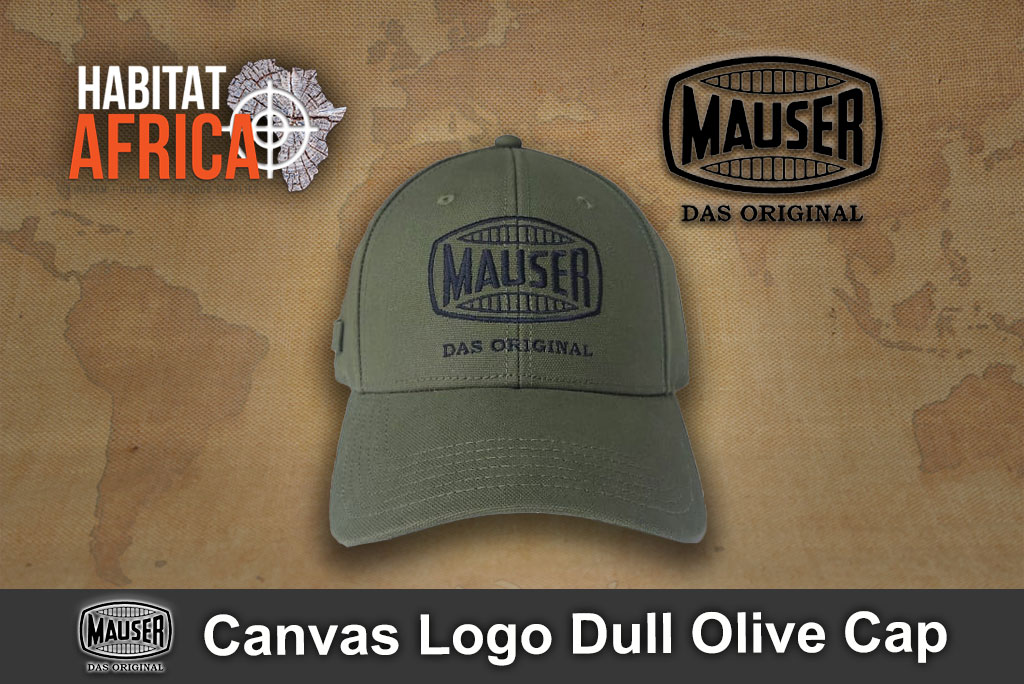Mauser-Canvas-Logo-Dull-Olive-Cap-Habitat-Africa