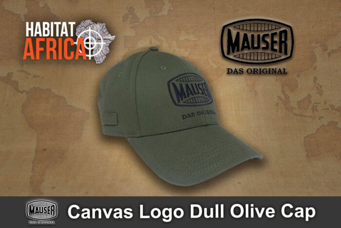 Mauser-Canvas-Logo-Dull-Olive-Cap-Habitat-Africa