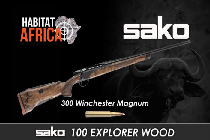 Sako-100-Explorer-Wood-Rifle-in-300-Winchester-Magnum-Habitat-Africa