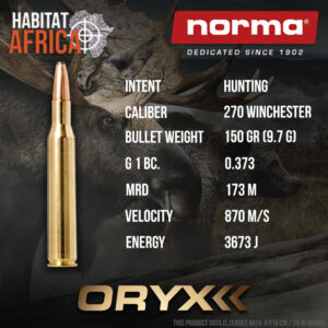 Norma-Oryx-270-Winchester-150-grain-Ammunition-Info-Habitat-Africa