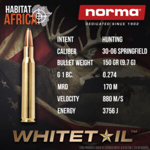 Norma-Whitetail-30-06-Springfield-150-grain-Ammunition-Info-Habitat-Africa