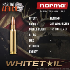 Norma-Whitetail-308-Winchester-165-grain-Ammunition-Info-Habitat-Africa