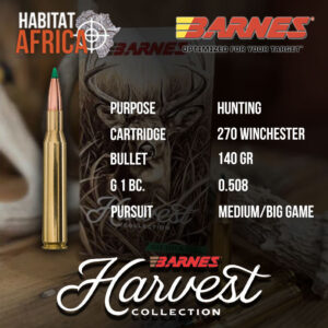 Barnes-Harvest-270-Winchester-140-grain-Ammunition-Info-Habitat-Africa