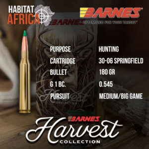 Barnes-Harvest-30-06-Springfield-180-grain-Ammunition-Info-Habitat-Africa
