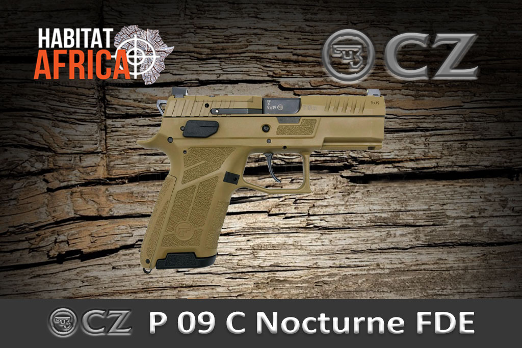 CZ P-09 C Nocturne FDE 9mm Pistol | Habitat AFrica | CZ Pistols