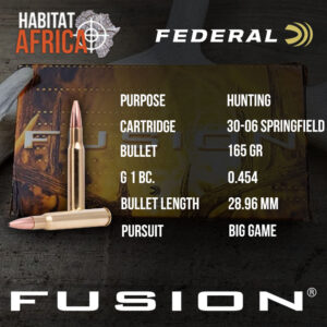 Federal-Fusion-30-06-Springfield-165-grain-Ammunition-Info-Habitat-Africa