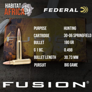 Federal-Fusion-30-06-Springfield-180-grain-Ammunition-Info-Habitat-Africa