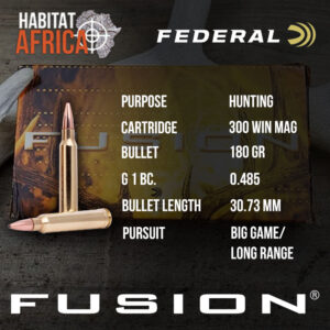 Federal-Fusion-300-Win-Mag-180-grain-Ammunition-Info-Habitat-Africa