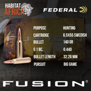 Federal-Fusion-6.5x55-Swedish-Mauser-140-grain-Ammunition-Info-Habitat-Africa