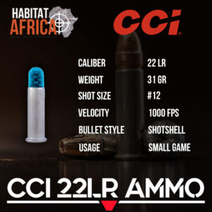 CCI-22-LR-Shotshell-31-grain-Ammunition-Info-Habitat-Africa