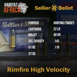 Sellier-&-Bellot-22-LR-40-grain-High-Velocity-Ammunition-Info-Habitat-Africa