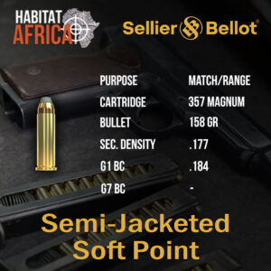 Sellier-&-Bellot-357-Magnum-158-grain-SP-Ammunition-Info-Habitat-Africa