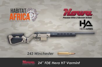 Howa 24 inch 243 Winchester Hera H7 FDE Varmint