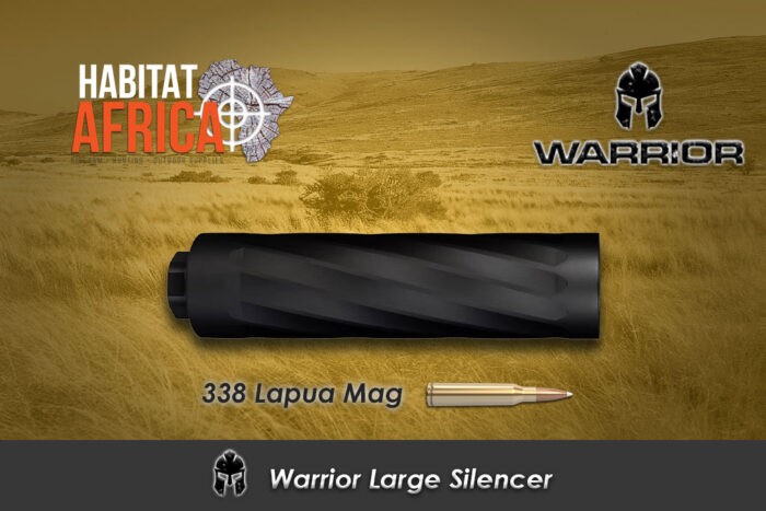 Warrior-Large-Silencer-338-Lapua-Mag-Habitat-Africa-New