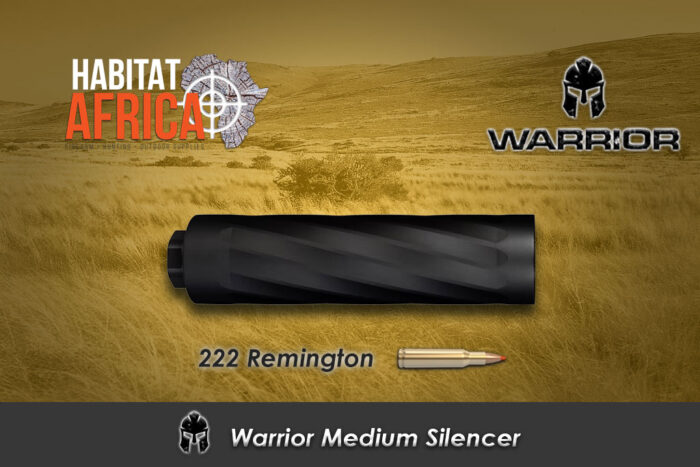 Warrior-Medium-Silencer-222-Remington-Habitat-Africa-New