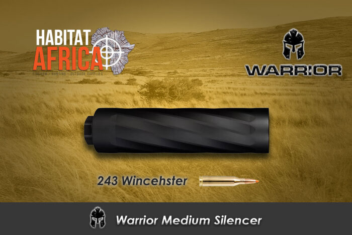 Warrior-Medium-Silencer-243-Winchester-Habitat-Africa-New